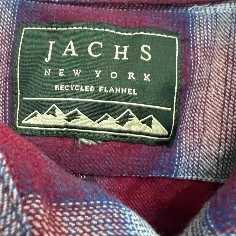Jachs New York Men’s Flannel Plaid Shirt Size Large - Picture 5 of 5